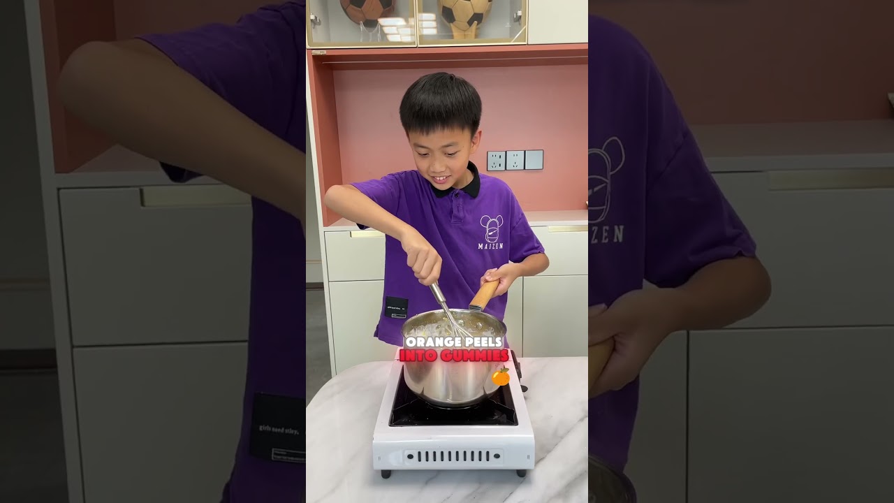 🍊🍬 Orange peels can even be turned into tasty gummies!