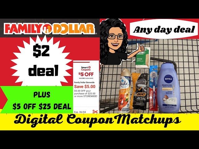 Family Dollar Any Deals plus free items | 5 off 25 deal ...
