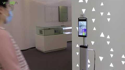 temperature scanning kiosk with face recognition