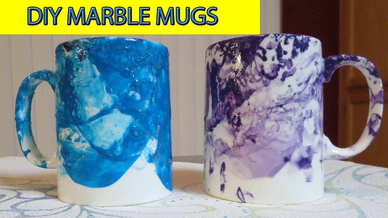 10. DIY Nail Polish Marbled Mugs - wide 2