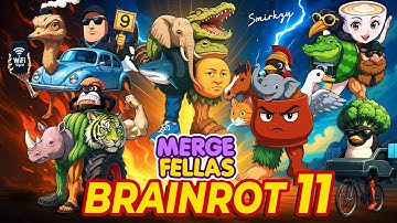 Smirkzy - Brainrot Anime Opening Song Pt. 11 (Official MV) feat. Merge Fellas Modes 1-6 Characters