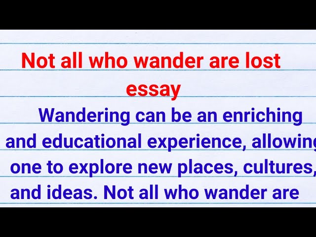 Not All Who Wander Are Lost Meaning In Malayalam Shop Not All Who Wander Are Lost Meaning In Malayalam Shop