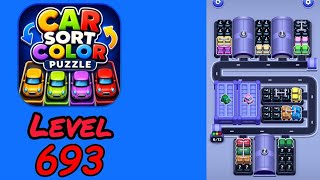Car Sort Color Puzzle Level 693 Walkthrough