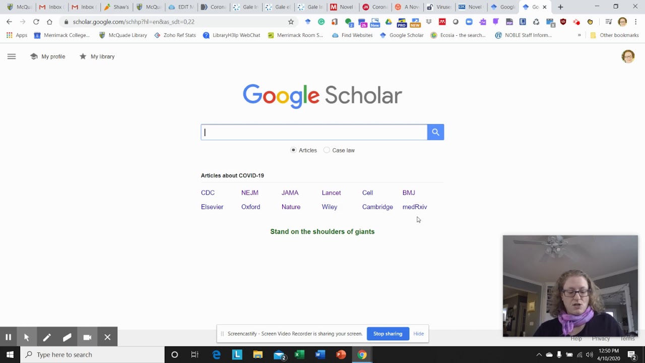 Using Google Scholar - YouTube