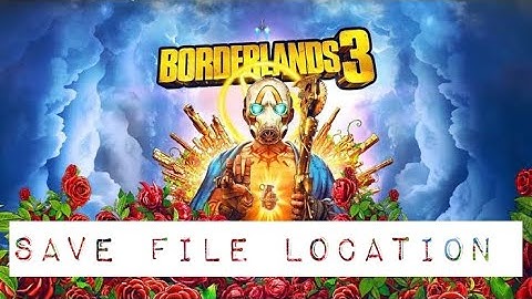 Borderlands 3 (codex) save file location