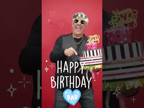 🎉 Happy Birthday Papa Ein klassischer Geburtstagsgruß für Daddy! 🎶