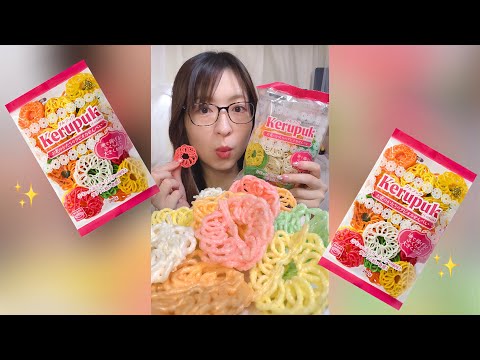 【ASMR】業務スーパーの人気商品「クルプック」を食べる｜ 咀嚼音/EatingSounds/Mukbang