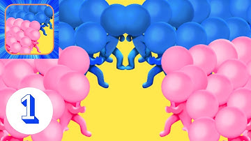 Color Crowd All Levels Gameplay Part 1 - Android, iOS