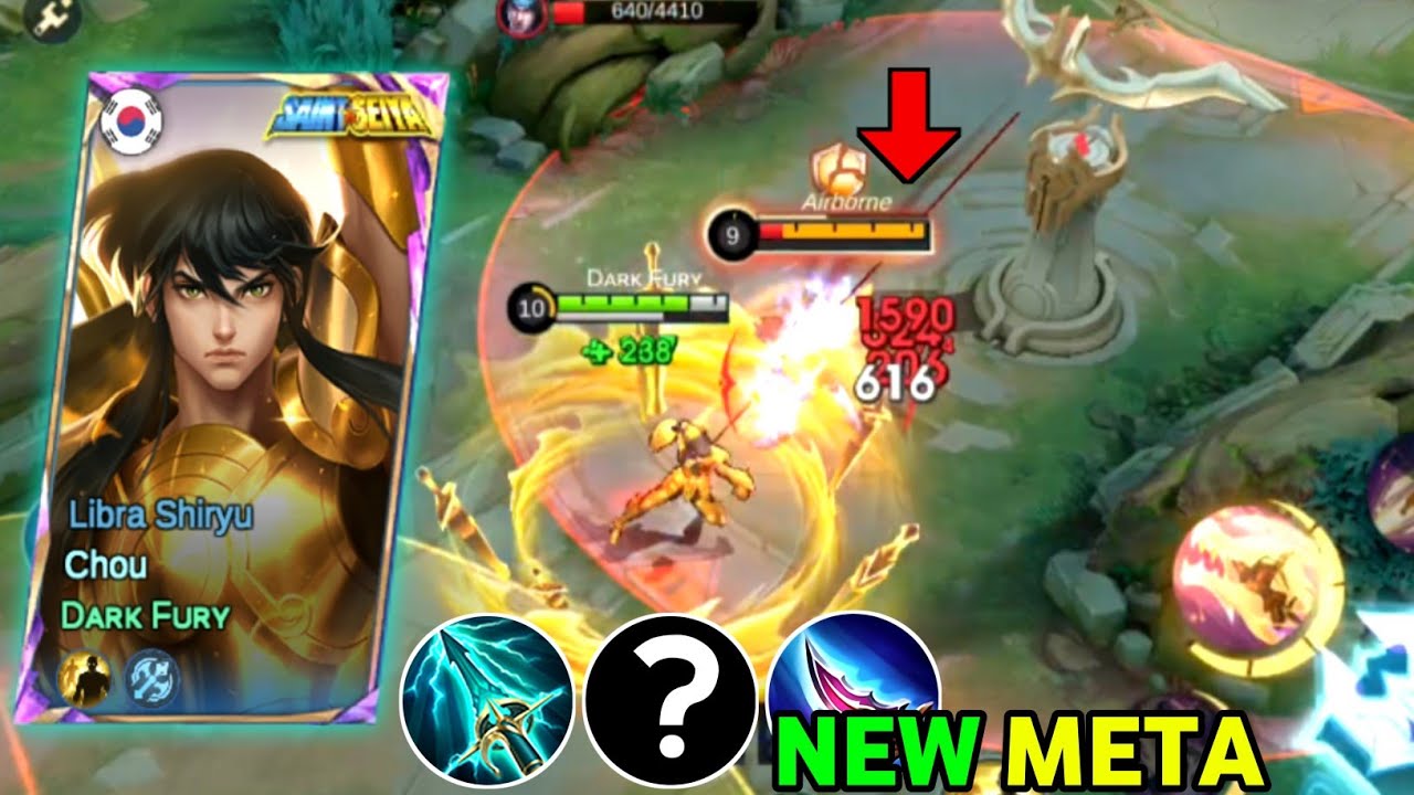 GLOBAL CHOU NEW META BUILD | ONESHOT DAMAGE🔥| CHOU BEST BUILD AND EMBELEM SET | 2025