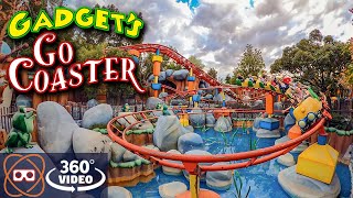 Experience gadget's go coaster, the disneyland toon town ride based on
classic disney afternoon chip n dale rescue rangers, from a full 360
pov! swipe or...