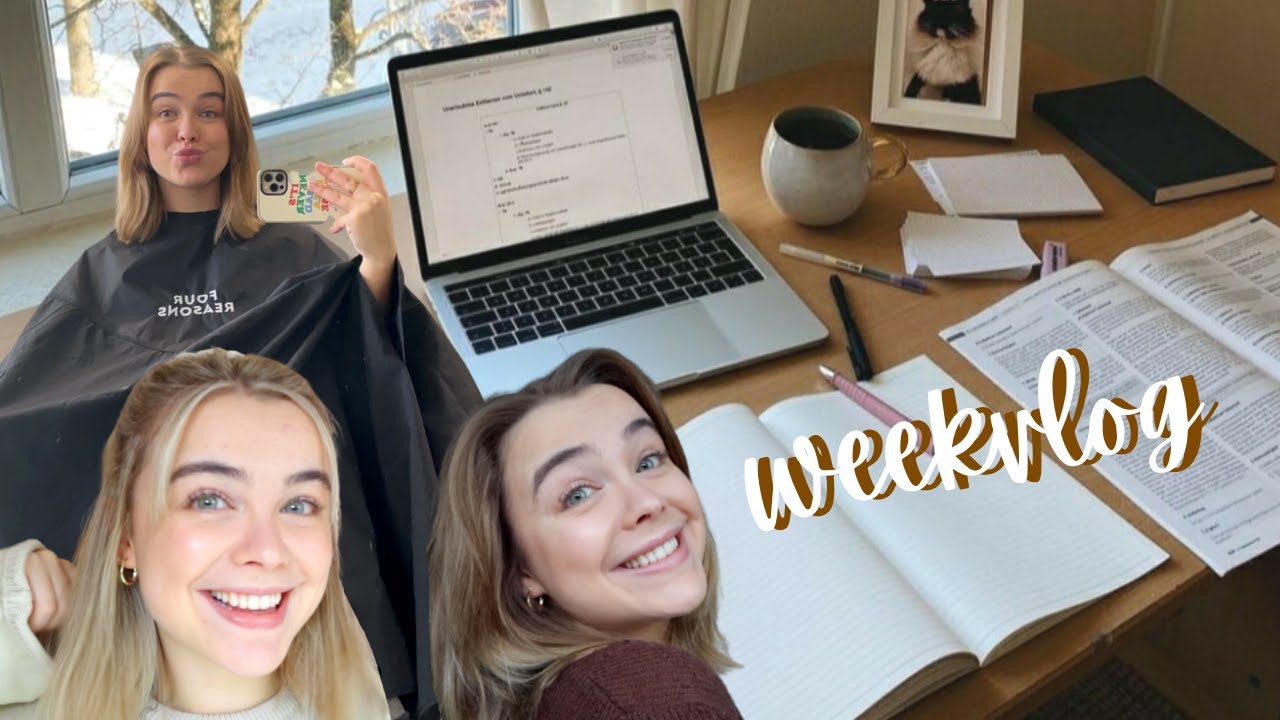 toetsweek en haar blond verven! weekvlog 7 | Merel Logemann
