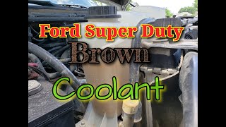 Brown coolant, oil in your coolant!? Ford v10 and v8 specific