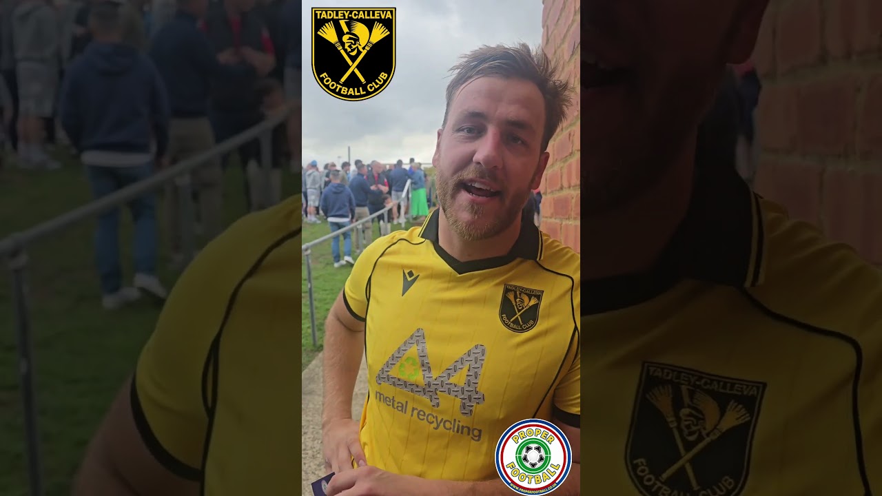 Interview with Tadley Calleva player after famous FA Cup win!