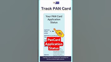 Pan card status utiitsl। track your pan utiitsl।