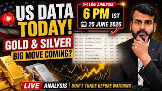 LIVE: Gold & Silver BIG Move Today | US GDP + PCE Data LIVE Analysis | XAUUSD Trading Strategy