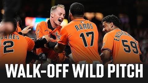 Wild Pitch Gives Giants Seventh Walk-Off Win of the Season | San Francisco Giants Highlights