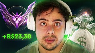 GANHEI DINHEIRO PRA JOGAR SOLOQ - LEAGUE OF LEGENDS