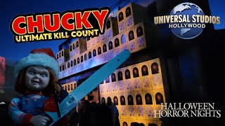 Chucky ultimate kill count POV Halloween Horror Nights 2023!! Reaction!!
