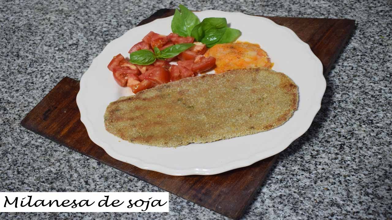 MILANESA DE SOJA muy económica y VEGANA