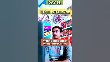 How to make ATTENDANCE SHEET TICK BOX IN excel #excel365 #shorts #computer #exceltech #pc #tricks