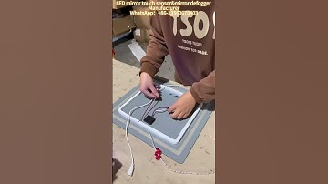 led lighting mirror with touch sensor. #manufacturer #touchsensor #touchswitch #mirrorwork #mirror