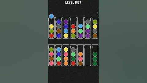 Ball sort level - 1877 #ballsort #gaming #ballsortgame