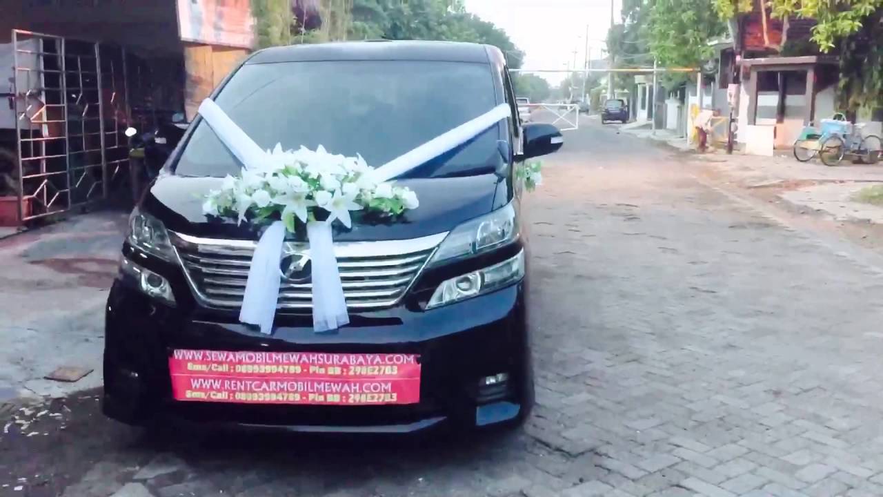 Rental Wedding Car Surabaya Mobil Mewah Toyota Vellfire 