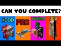 Can YOU complete the GOD level? Mobs edition #shorts #minecraft