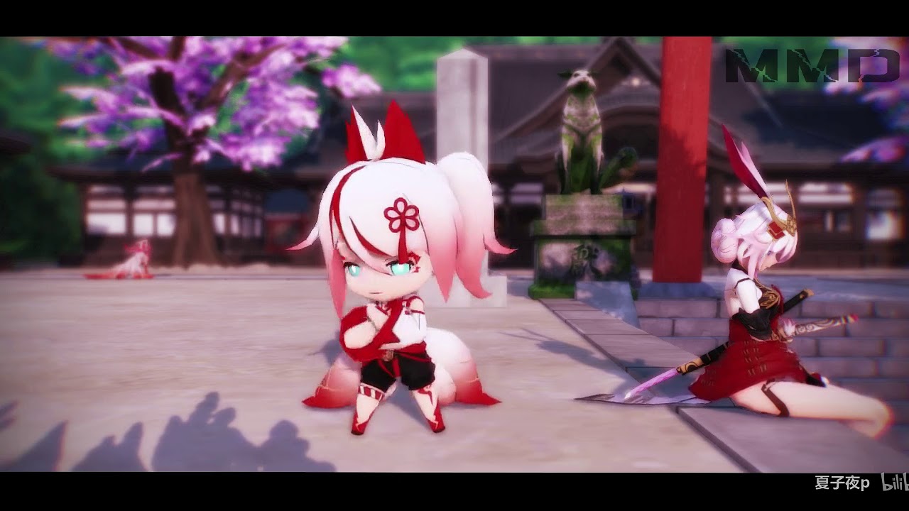 Q版崩坏3mmd 绯玉丸 大姐叫我来巡山 Youtube