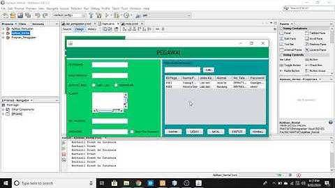 Demo Aplikasi Rental Mobil berbasis Java NetBeans