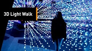 Talk A Walk Through This Interactive 3D Light Matrix