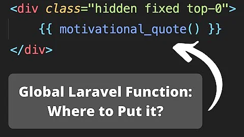 Laravel Global Helper Functions: How to Use