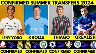 💥ALL NEW CONFIRMED SUMMER TRANSFERS 2024, LENY YORO TO REAL MADRID💥