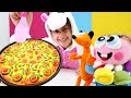 Unicorn ocuksu aye oyuncak pizza yapma takmn ayor  kafe oyunu