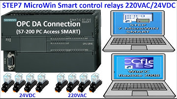 PLC S7-200 Smart link data with WinCC Flexible 2008 SP5 SCADA via OPC DA communication