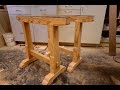 Woodworking building boss saw horses how to