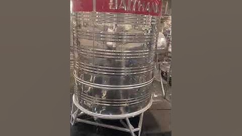 Quy trình kiểm tra test bồn trước khi xuất xưởng : bồn chứa nước inox của TÂN Á ĐẠI THÀNH