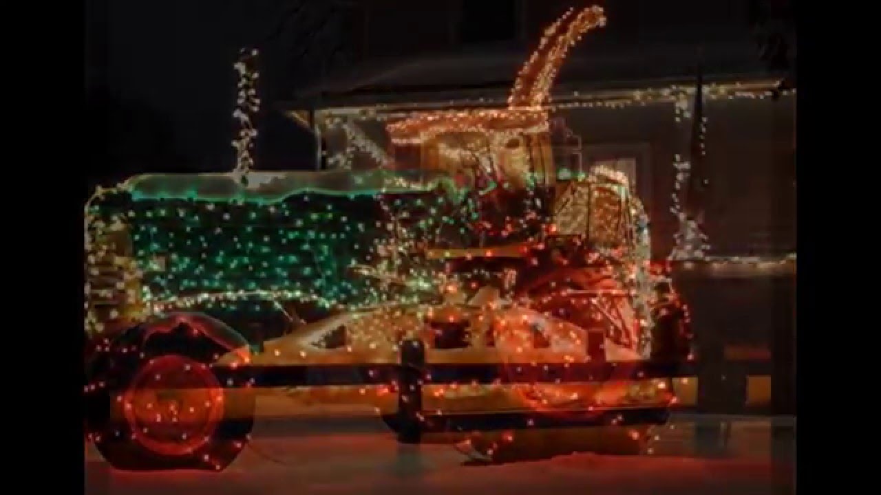 Tractors Decorated at Christmas Time YouTube