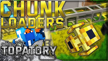 Chunk Loaders MOD SHOWCASE! MINECRAFT CHUNK LOADER MOD! (Topatory)