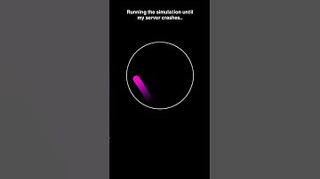 Ball bouncing simulation #adhd #music #code #space #python #physics #simulations #memes #science