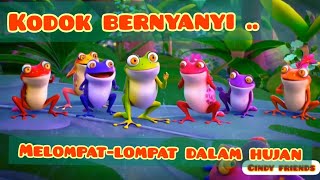 Lagu anak-anak - Kodok dan Hujan | Lagu Anak Ceria dan Edukatif dengan Animasi 3D