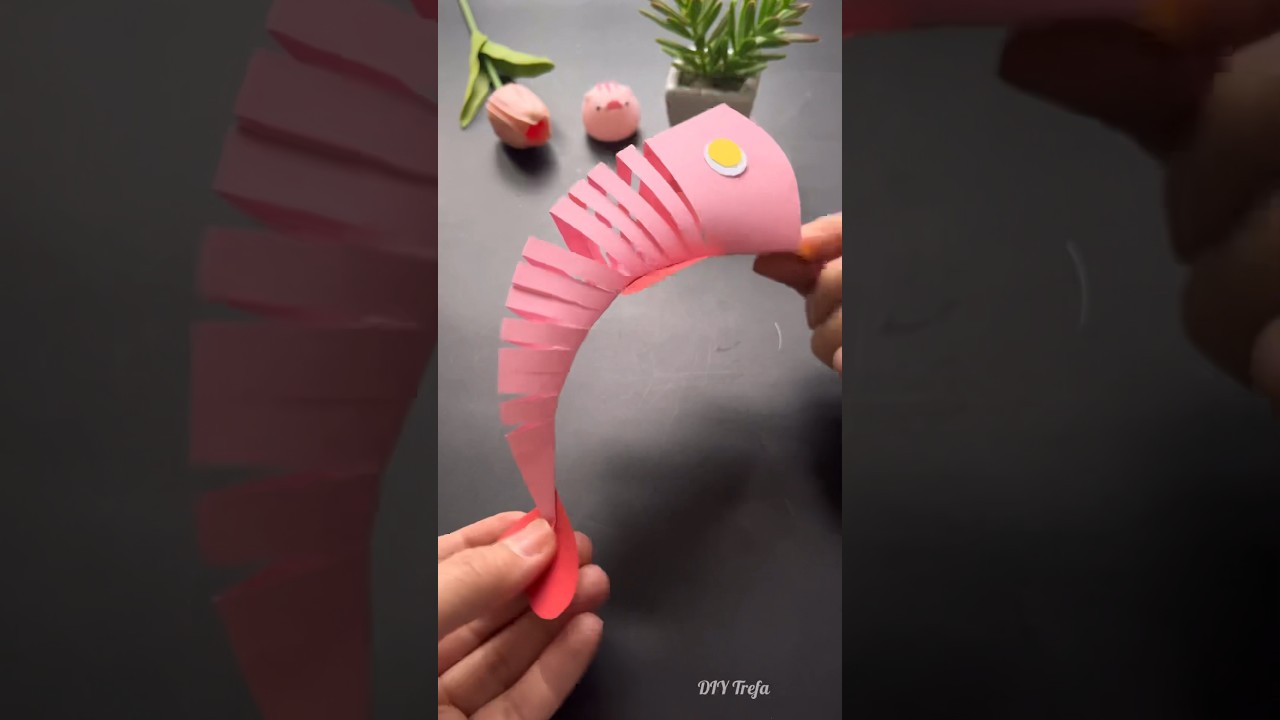 DIY Paper Shrimp 