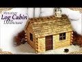 Cute Miniature Log Cabin - Dollhouse Tutorial