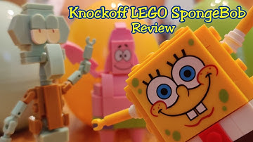 Build-It SpongeBob Figures | Knockoff Lego Review