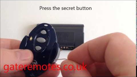 Programming an Allmatic Remote, Broover, BRO1WN