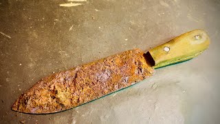 Restoring a Rusty Vintage Knife to a Razor Sharp Finish