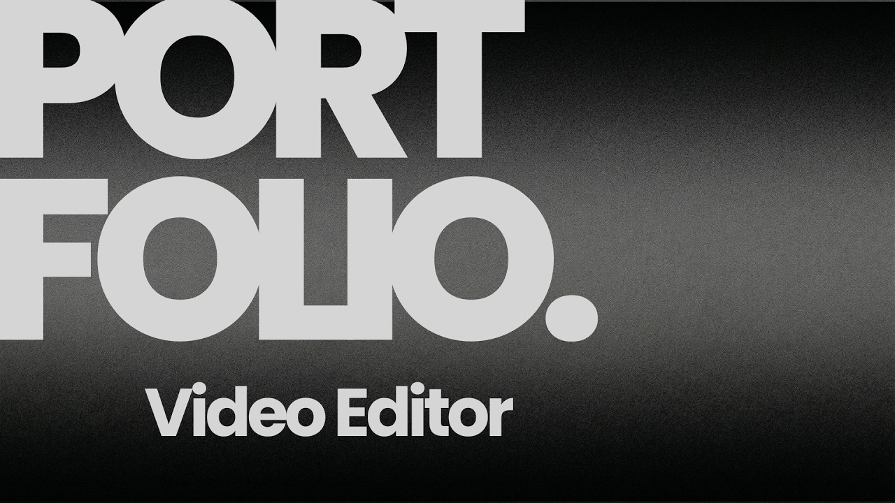 Demoreel | Portfolio