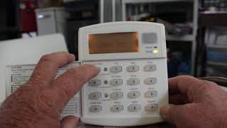 GE Concord 4/Express how to program keyfob with standard keypad