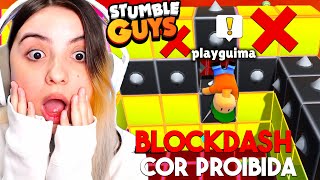 JOGUEI BLOCKDASH LENDÁRIO mas NÃO POSSO TOCAR na COR AMARELO no STUMBLE GUYS!! MUITO DIFICIL...