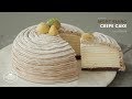 몽블랑 크레이프 케이크 만들기 : Mont Blanc Crepe Cake Recipe | Cooking tree